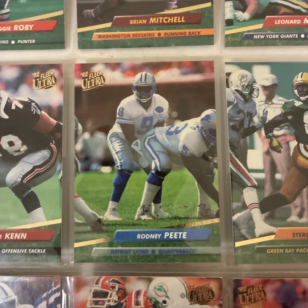1992 NFL Fleer Ultra Trading Card Lot